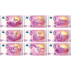Lot 17 billets Souvenir 0 Euro + Billet Roméo et Juliette