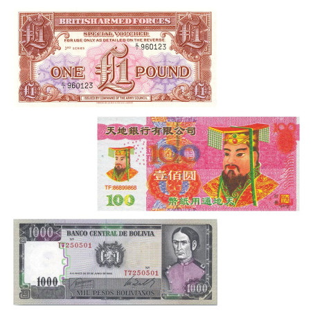 Lot 3 billets  du Monde Surprise