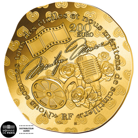 200 Euro Or France BE 2026 - Marilyn Monroe (2)