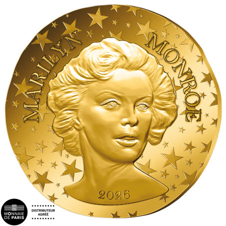 50 Euro Or France BE 2026 - Marilyn Monroe