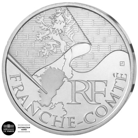 10 Euro Argent France 2010 - Région Franche Comté