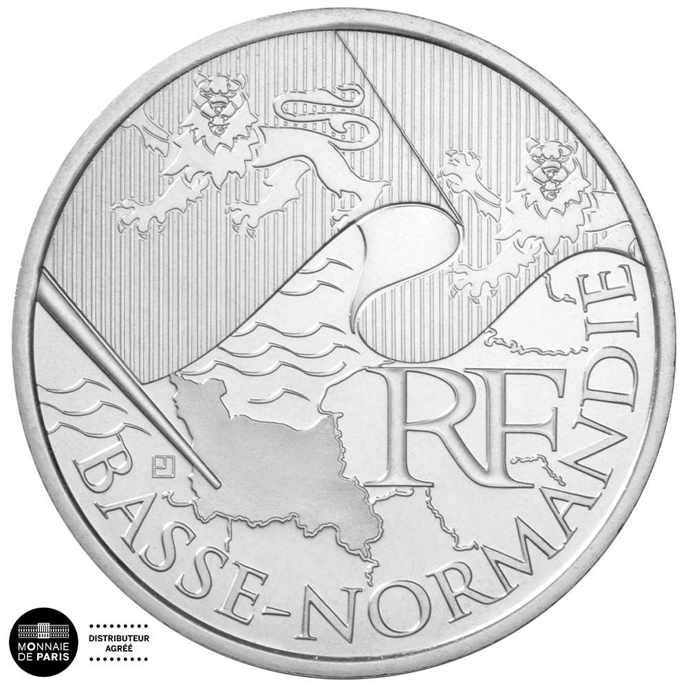 10 Euro Argent France 2010 - Région Basse Normandie