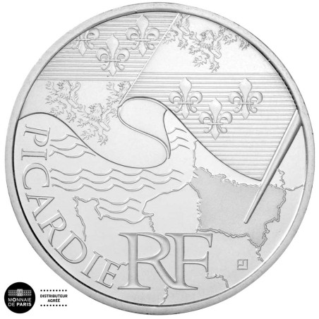 10 Euro Argent France 2010 - Région Picardie