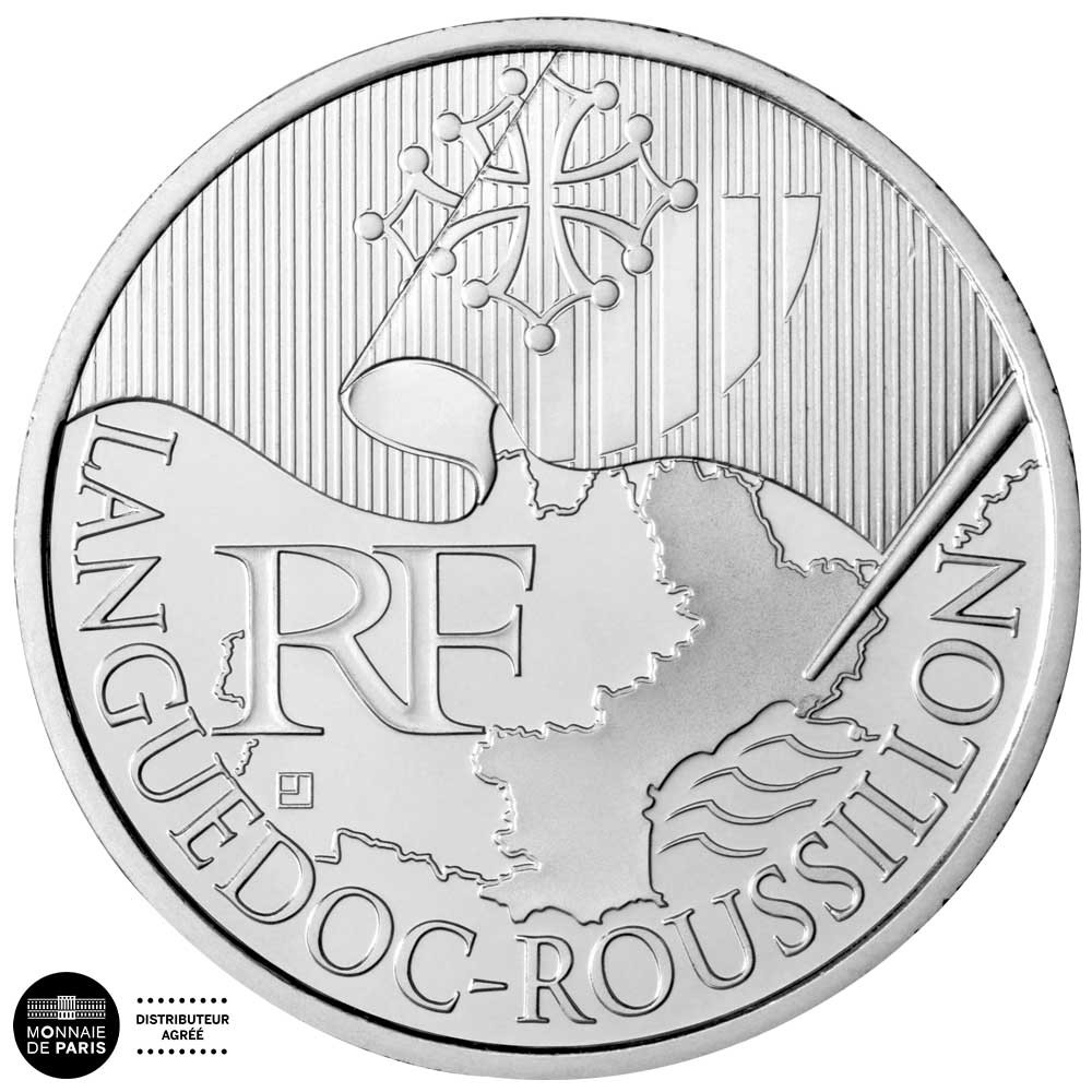 10 Euro Argent France 2010 - Région Languedoc Roussillon