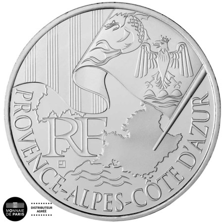 10 Euro Argent France 2010 - Région PACA