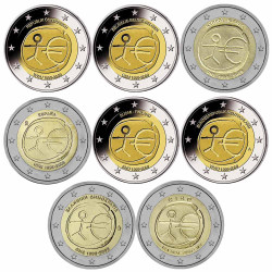 Lot 16 x 2 Euro UEM 2009