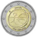 2009 - Espagne - 2 Euro commémorative 10 ans de l'Union Economique et Monétaire