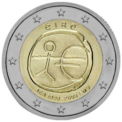 2009 - Irlande - 2 Euros commémorative 10 ans de l'Union Economique et Monétaire