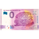 Billet Souvenir 0 Euro - 250 ans de l’indépendance des USA