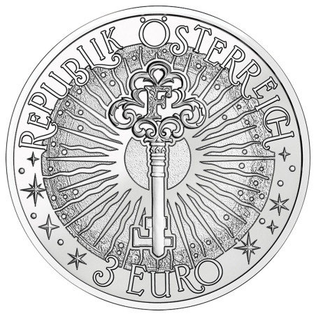 3 Euro Autriche BU 2026 colorisée et luminescente - Créature mythique : Elfe (3)