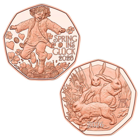 Lot 2 x 5 Euro Autriche 2026