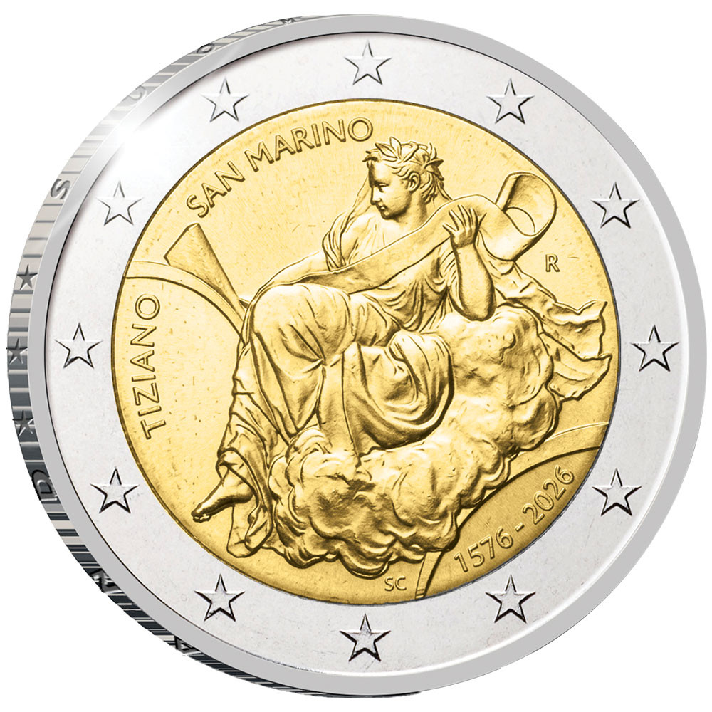2 Euro Saint-Marin BE 2026 - Titien