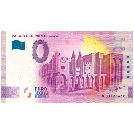 Billets Souvenir 0 Euro - Palais des Papes - Avignon