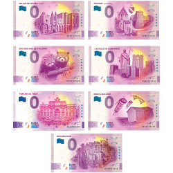 Lot 14 Billets Souvenir 0 Euro + 1 Billet Suprise Offert