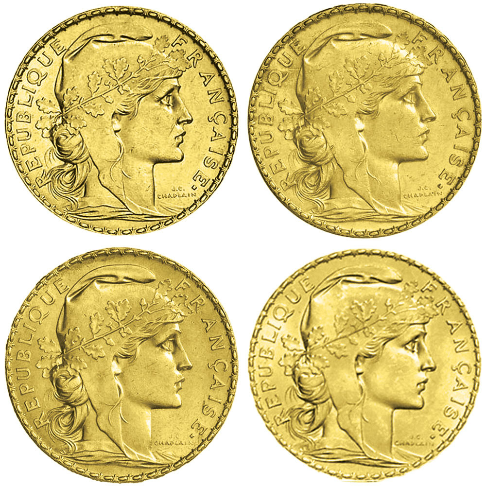 Coffret 20 Francs Or Marianne