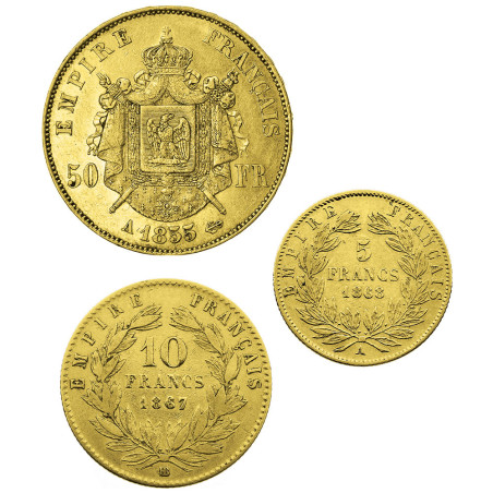 Coffret Or Napoléon III Tête Laurée (3)