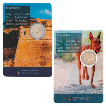 Lot 2 x 2 Euro Malte BU 2026 (4)