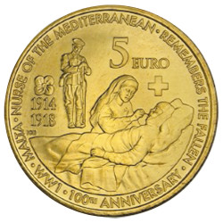 5 Euro Malte 2014 - Centenaire