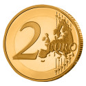 2 Euro Malte 2017 dorée - La Paix (2)