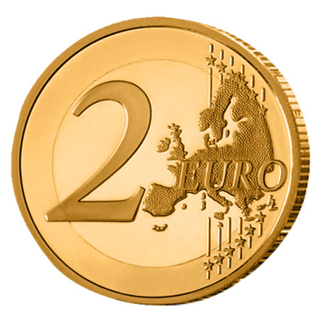 2 Euro Malte 2017 dorée - La Paix (2)