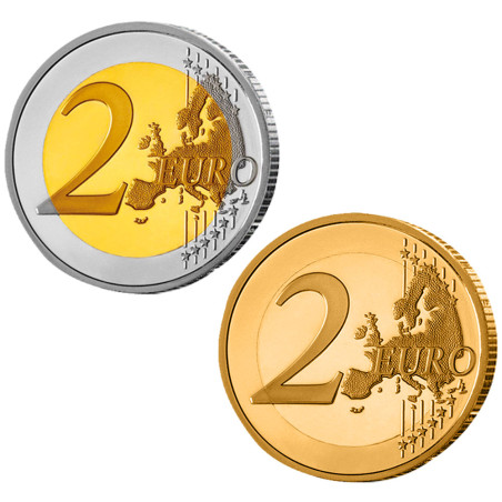 Lot 4 x 2 Euro Malte (2)
