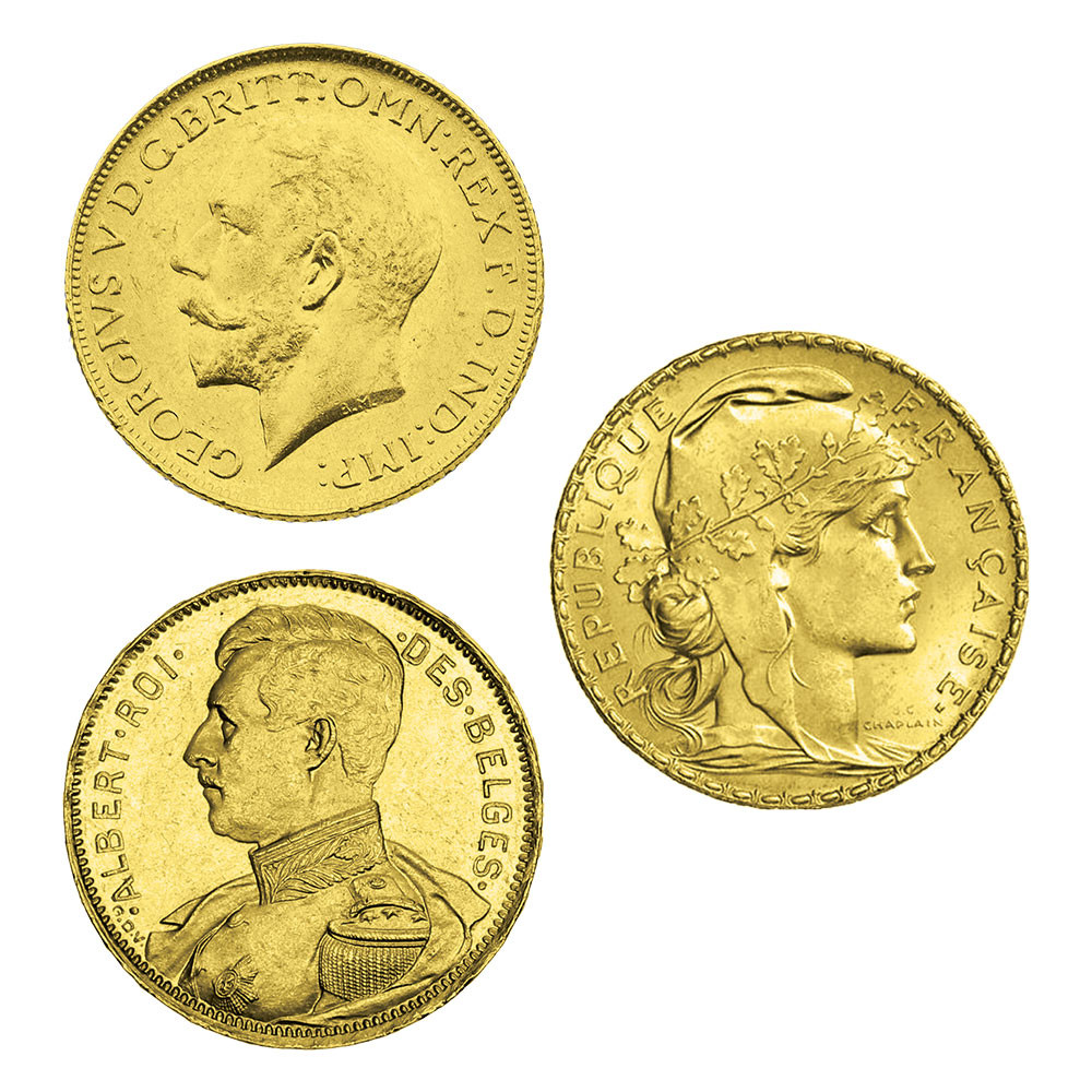 Coffret Or  de la Grande  Guerre 1914