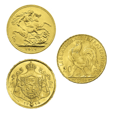 Coffret Or  de la Grande  Guerre 1914 (3)