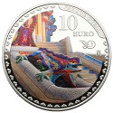 10 Euro Argent Espagne BE 2026 colorisée - Parc Güell - Antoni Gaudí (2)