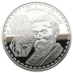 10 Euro Argent Espagne BE 2026 colorisée - Casa Milà - Antoni Gaudí