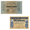 Lot de 2 billets Allemagne