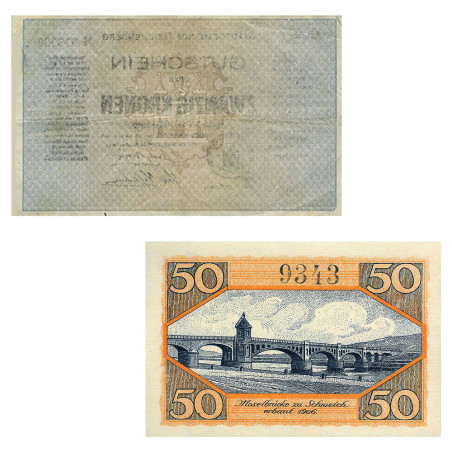 Lot de 2 billets Allemagne (2)