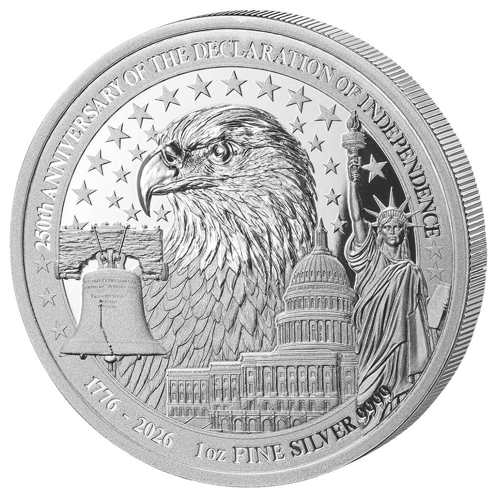 50 Francs CFA Argent BE 2026 - 250 ans d’indépendance
