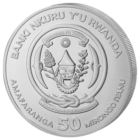 50 Francs CFA Argent BE 2026 - 250 ans d’indépendance (2)