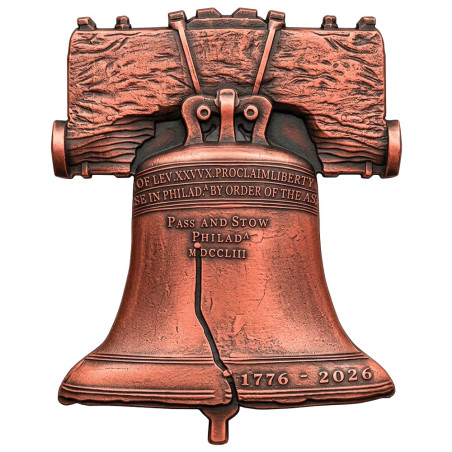 1 Dollar BU 2026 - Cloche de la liberté