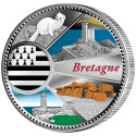 Pièce de collection colorisée - Bretagne