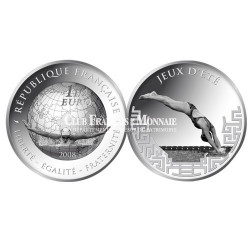 2008 - France - 1 Euro 1/2 Argent BE Natation