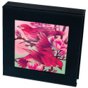 1 Dollar Argent BE 2026 colorisée - Roselin pourpré et magnolias (3)