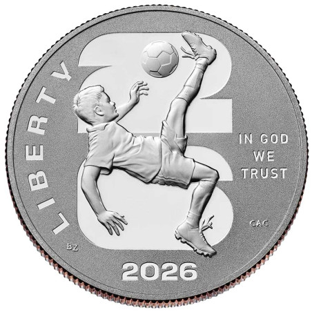 0,50 Dollar Etats-Unis BE 2026 - FIFA Coupe du monde 2026