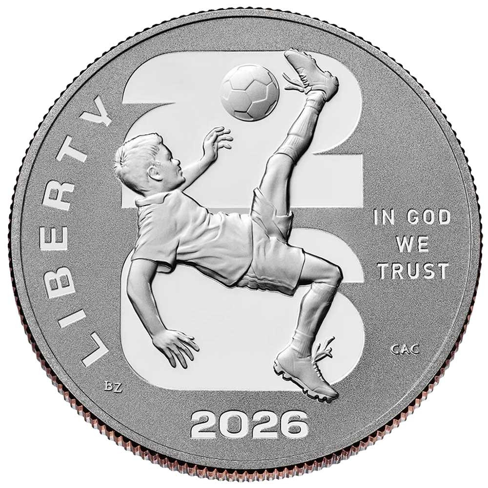 0,50 Dollar Etats-Unis BE 2026 - FIFA Coupe du monde 2026