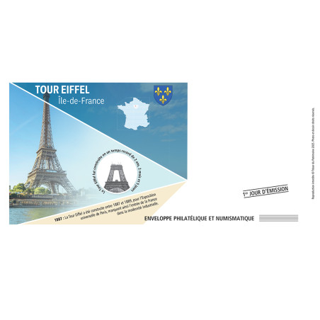 Enveloppe “1er Jour” d’Émission - Tour Eiffel