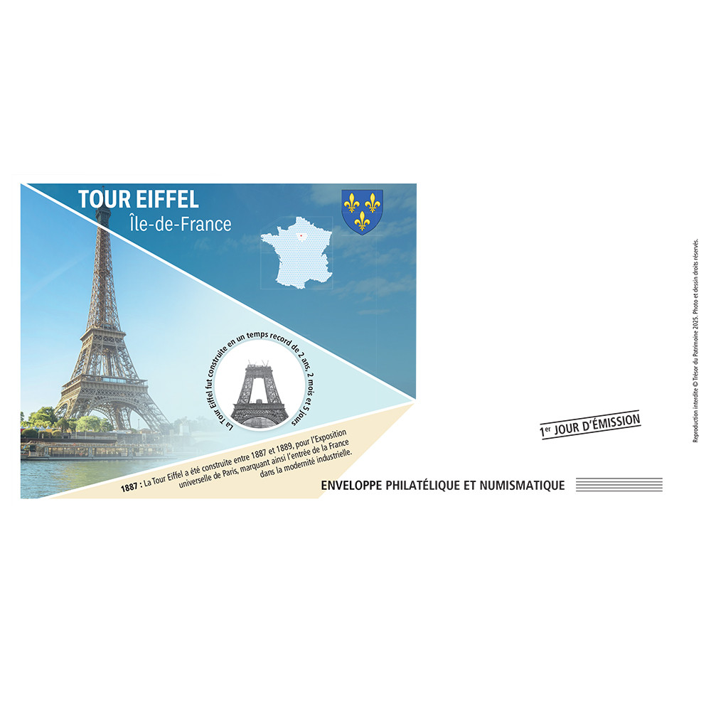Enveloppe “1er Jour” d’Émission - Tour Eiffel