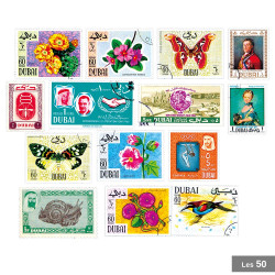 50 timbres Dubaï