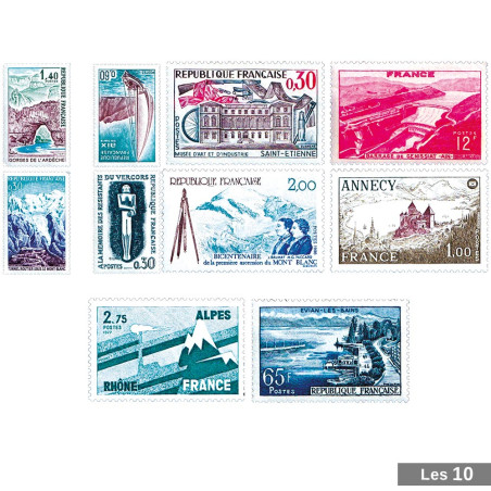 10 timbres Rhône-Alpes