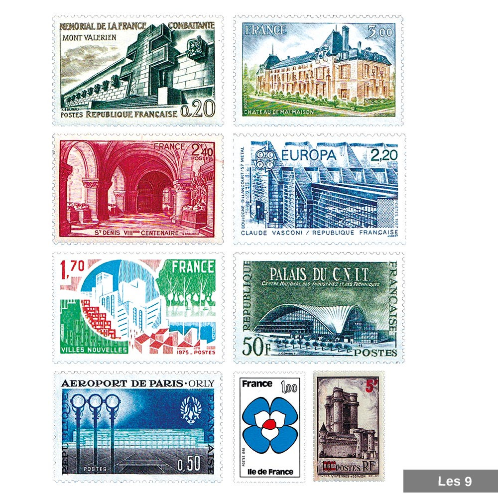 9 timbres Île-de-France