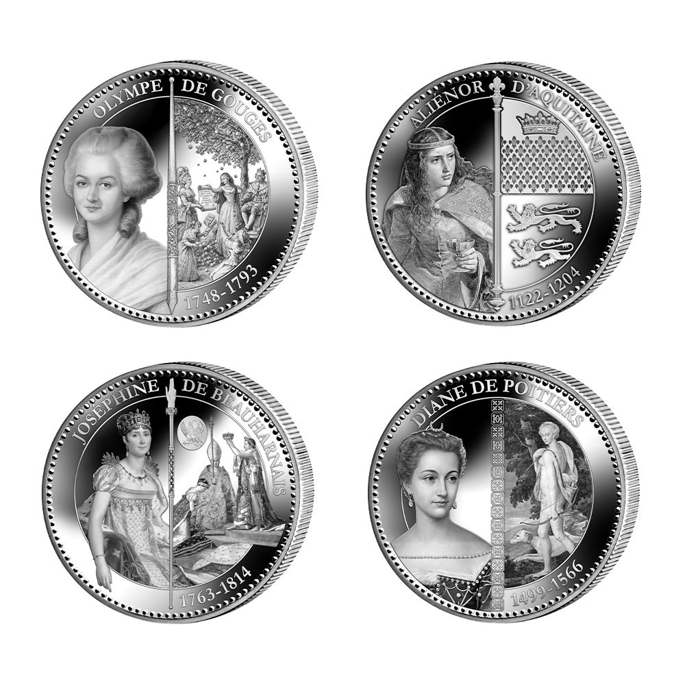 Le coffret des 4 pièces de collection