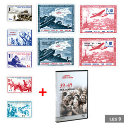 9 timbres légion volontaire