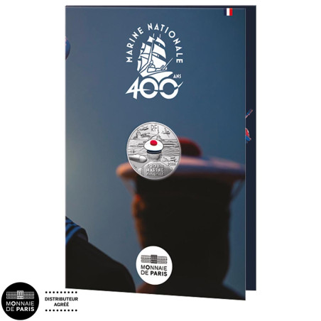 10 Euro Argent France 2026 colorisée - Marine nationale (2)