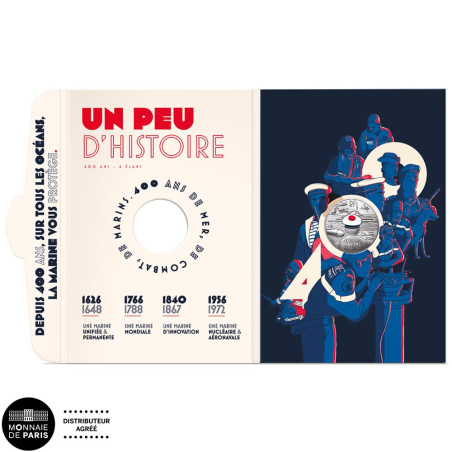 10 Euro Argent France 2026 colorisée - Marine nationale (3)