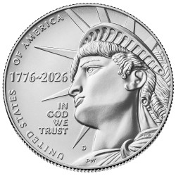 1/4 Dollar USA 2026 - 250 ans de l’indépendance offerte*