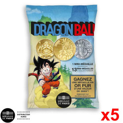 Pochette surprise 5 médailles aléatoires - Dragon Ball